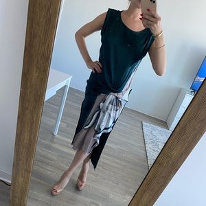 All Saints 100% Silk “Disperse Riviera” Dress